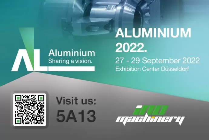 Maquinaria INO en la Feria de Aluminio 2022 de Düsseldorf
