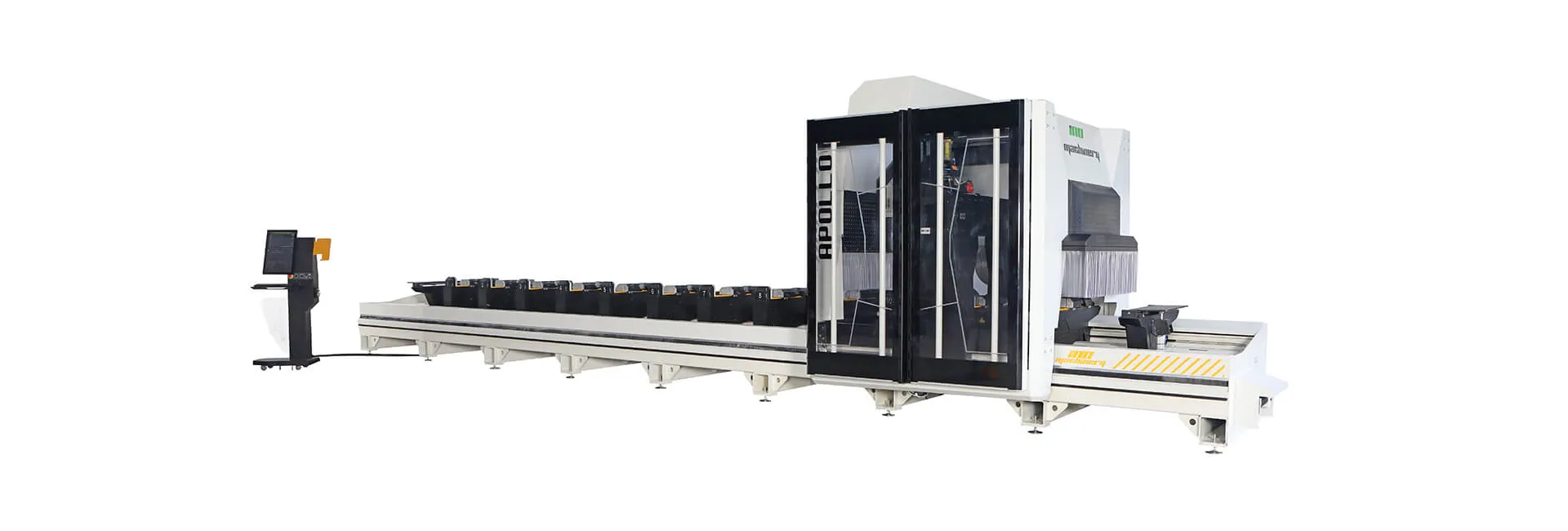 Centro de mecanizado y corte de perfiles CNC INO Apollo de 5 ejes