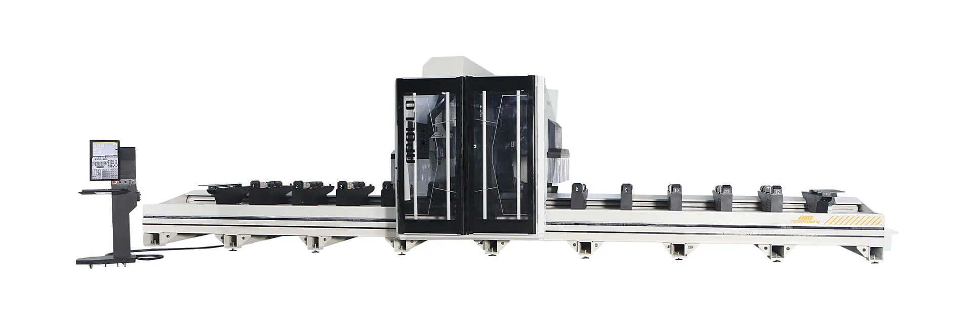 Centro de mecanizado y corte de perfiles CNC INO Apollo de 5 ejes