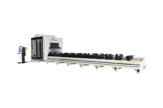 Centro de mecanizado y corte de perfiles CNC INO Apollo de 5 ejes