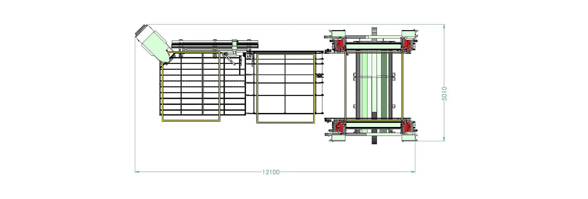 Ino MILANO – Línea de soldadura de PVC de 4 cabezales y limpieza de esquinas por CNC